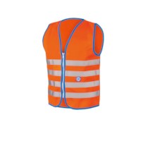 Veiligheidshesje kind | WOWOW Fun Jacket | Oranje | Maat S
