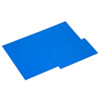 Onderlegger | Kunststof | Blauw | 19 x 33 cm