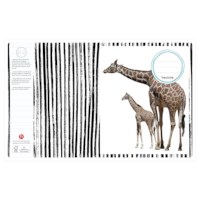 Schriften | Heutink | Dieren moeder + kind | Blokschrift | Liniatuur 3-4-3 mm | 25 stuks 