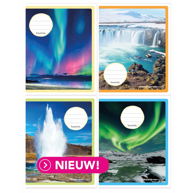 Schriften | Heutink | IJsland | Liniatuur 6-3-6 mm | 25 stuks  