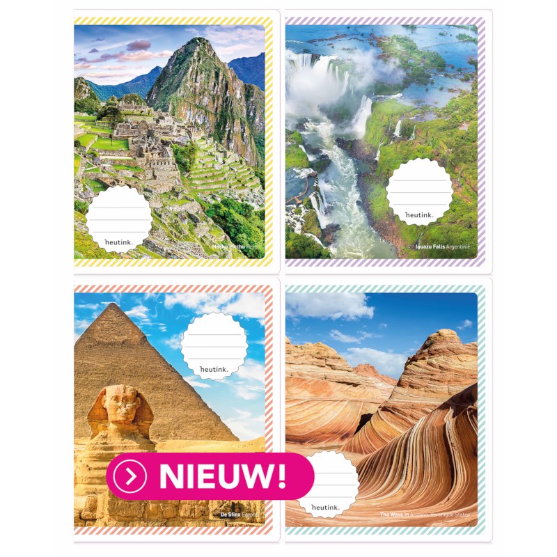 Schriften | Heutink | Wereldschoon | Liniatuur 6-3 mm | 25 stuks  