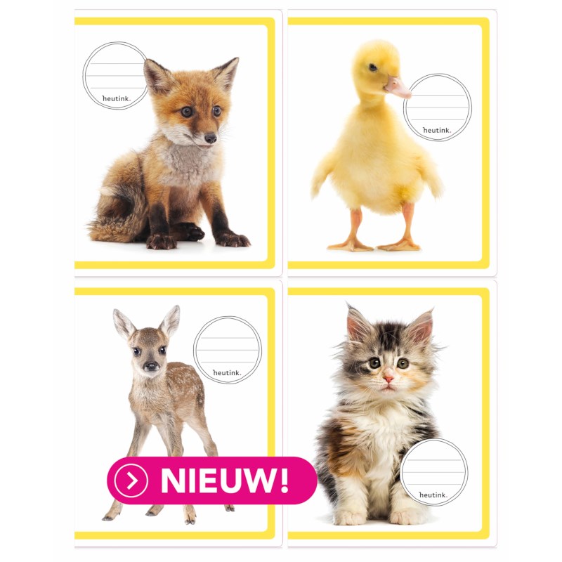 Schriften | Heutink | Jonge dieren | Liniatuur 9-6-9 mm | 25 stuks