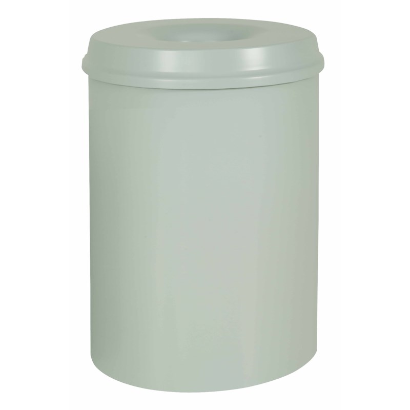 Papierbak | Grijs | Metaal | Vlamdovend | 30 liter