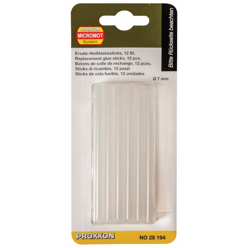 Lijmpatronen | Proxxon | 100 mm | 12 stuks
