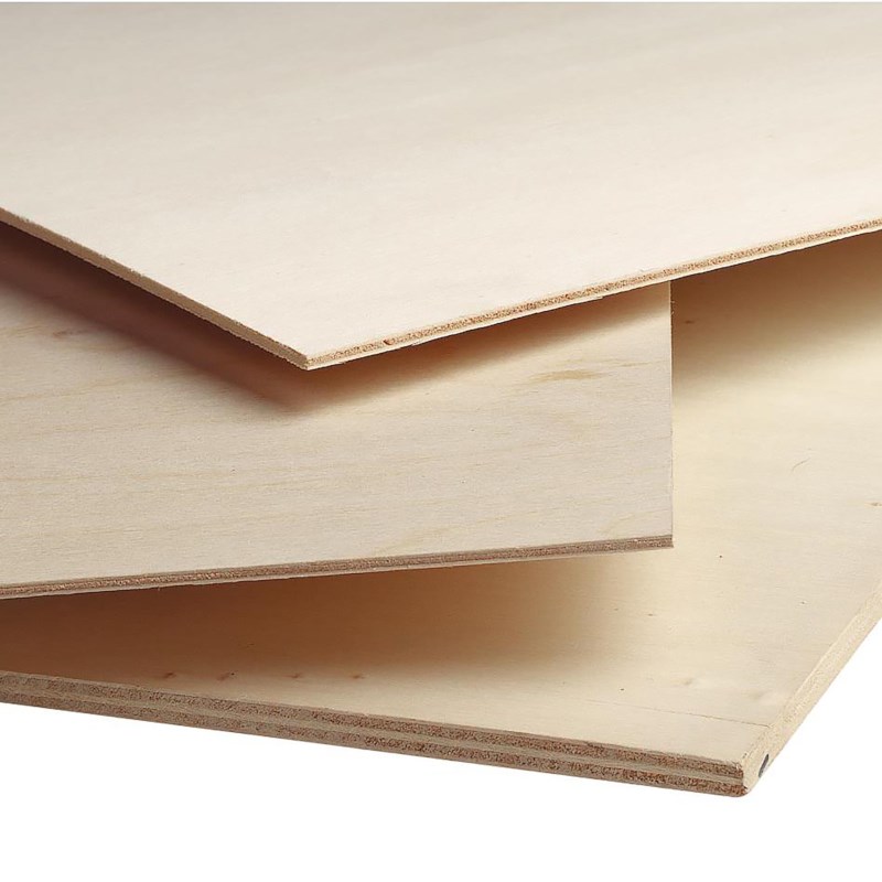 Triplex | Berken | Dikte 6 mm | 37,6 x 75.8 cm 