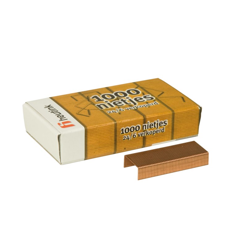 Nietjes | Verkoperd | 24/6 | doos à 1000 stuks