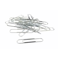 Paperclips | Verzinkt | 50 mm | Doosje à 100 stuks
