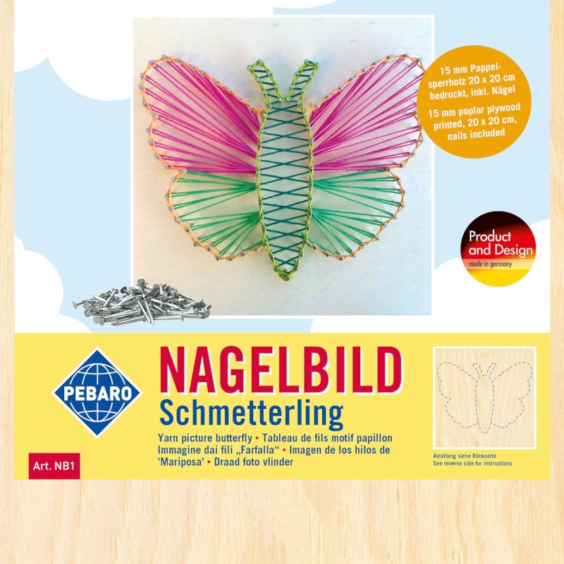 Spijkerplankje vlinder | Inclusief spijkers