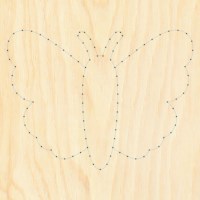 Spijkerplankje vlinder | Inclusief spijkers