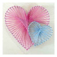 Spijkerplankje hartjes | Inclusief spijkers