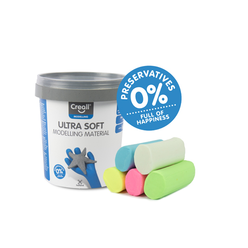 Pâte à Modeler Ultra Douce Creall Jouetprive – Pastel, 300 G – Parfaite Pour Les Enfants