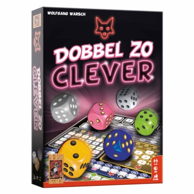 Schock bestek set met doos dobbelsteen beker