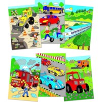 Waterkleurboek | Galt | Voertuigen