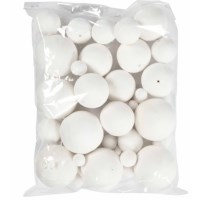 Wattenballen | katoen | Ø 12/15/20/30/40 en 50 mm | set à 42 stuks 