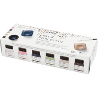 Glasverf porseleinverf | Chalky | Kreul | 6 x 20 ml