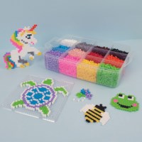 Strijkkralen in opbergbox | Playbox | Assorti | 12.000 stuks