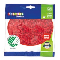 Strijkkralen | Playbox | Rood | 6000 stuks