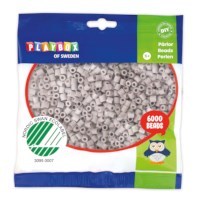Strijkkralen | Playbox | Licht grijs | 6000 stuks