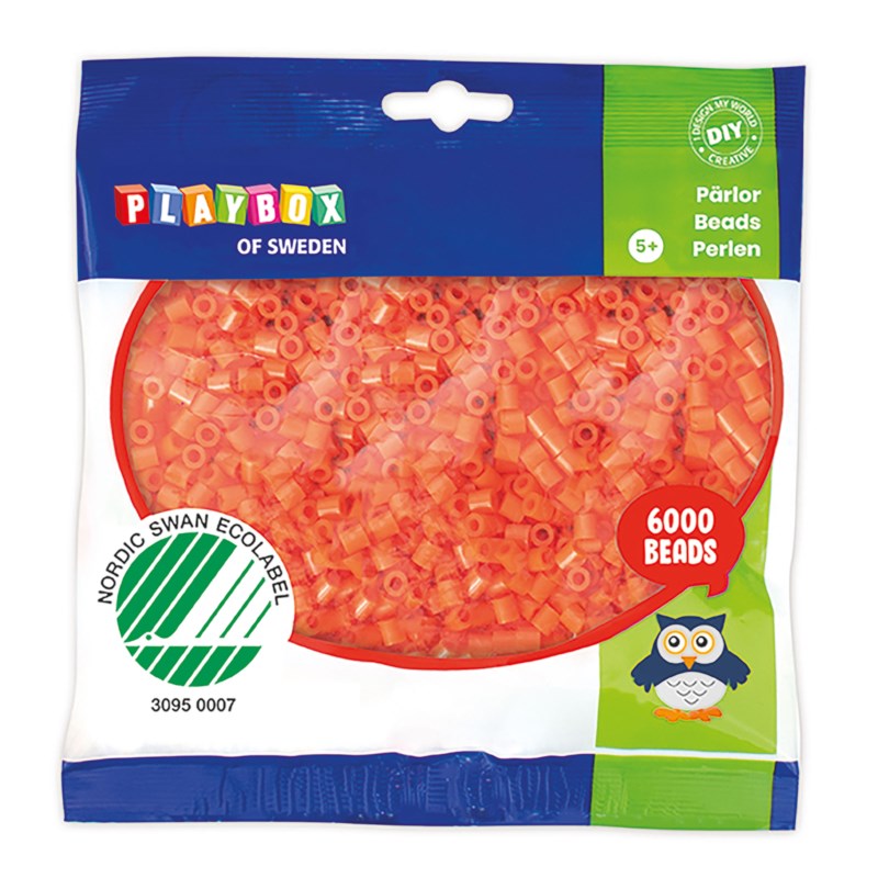 Strijkkralen | Playbox | Oranje | 6000 stuks