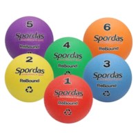 Ballenset grip cijfers | 22 cm | Set à 6 stuks