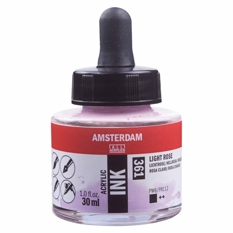 Acrylinkt | Amsterdam | Lichtroze 361 | 30 ml 