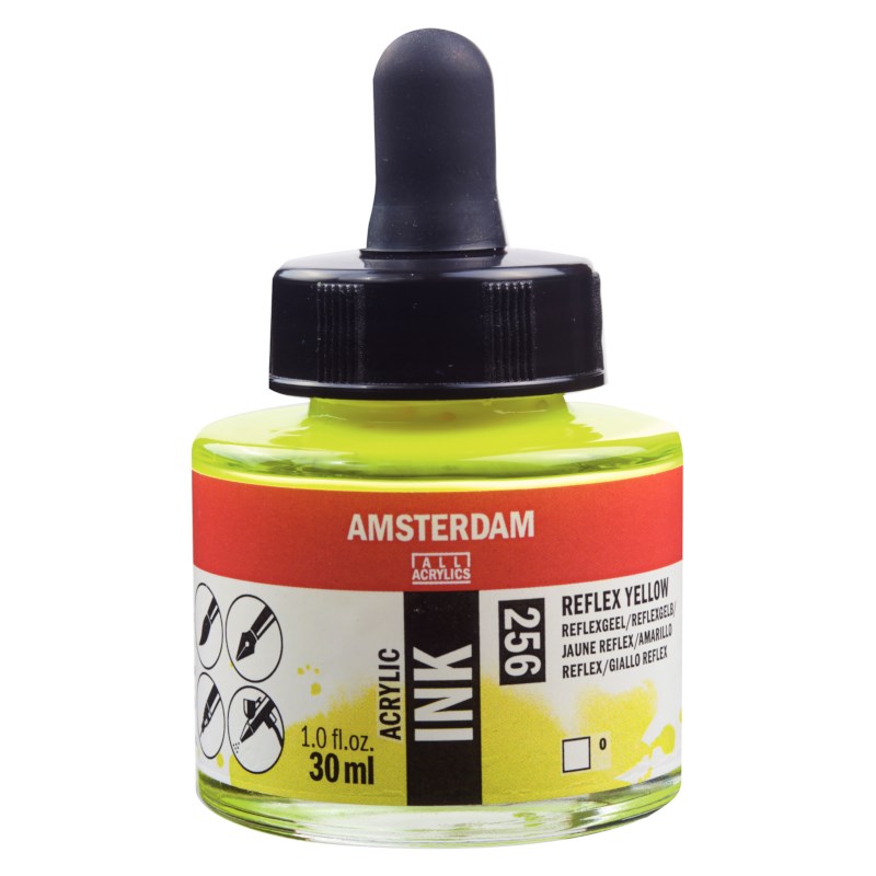 Acrylinkt | Amsterdam | Reflexgeel 256 | 30 ml