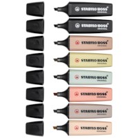 Markeerstift | STABILO | BOSS ORIGINAL | NatureCOLORS | Etui 8 kleuren