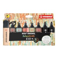 Markeerstift | STABILO | BOSS ORIGINAL | NatureCOLORS | Etui 8 kleuren