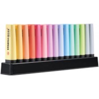 Markeerstift | STABILO | BOSS ORIGINAL | Dekset 15 pastel kleuren