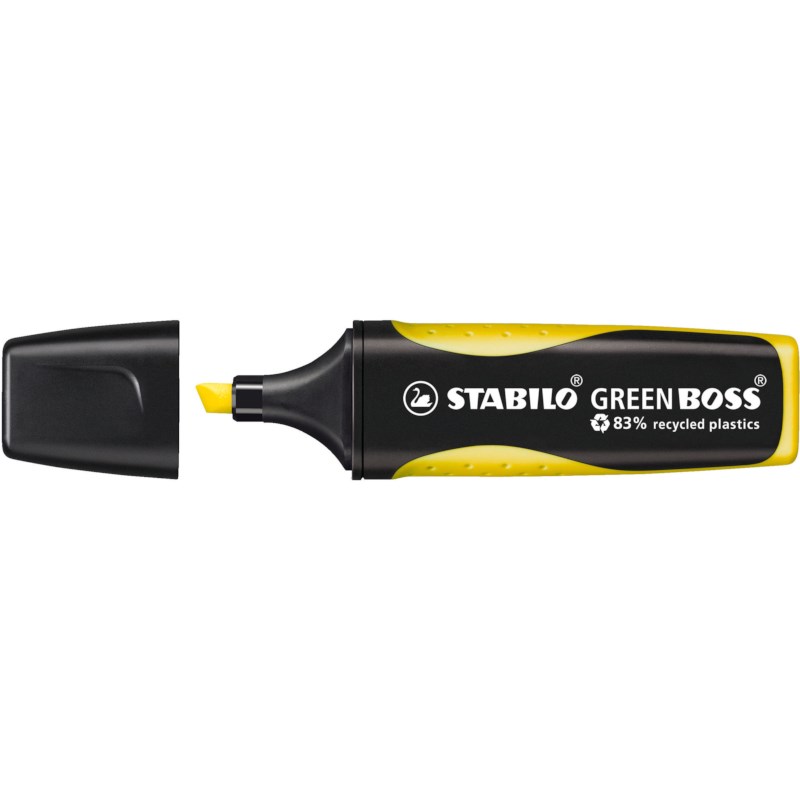 Markeerstift | STABILO | GREEN BOSS | Geel