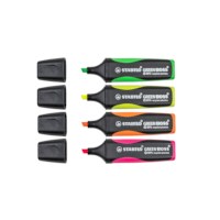 Markeerstift | STABILO | GREEN BOSS | Etui 4 kleuren