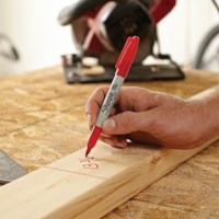 Marker permanent | Sharpie | Fijne punt | Rood