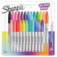 Marker permanent | Sharpie |  Glam pop | Fijne punt | 24 kleuren