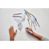 Marker permanent | Sharpie |  Mystic gems | Fijne punt | 12 pastelkleuren