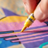 Verfstiften | Sharpie brush | Ronde punt | Assorti | 5 stuks