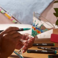 Verfstiften | Sharpie brush | Ronde punt | Assorti | 5 stuks