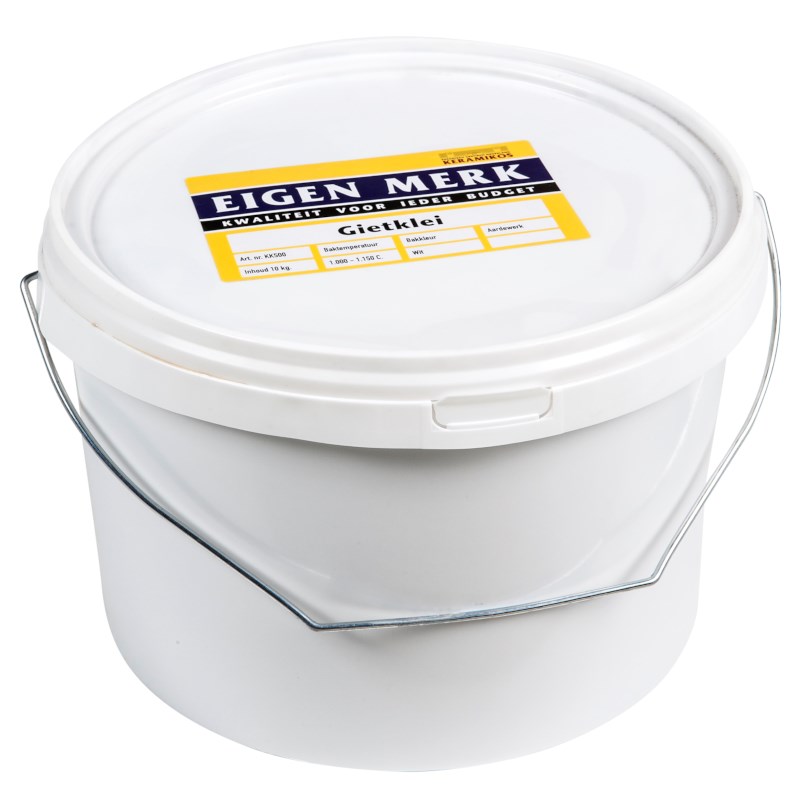 Gietklei | Wit | KK500 |  5 liter