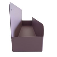 Opbergbak voor magneetbord | Paars | 80 cm