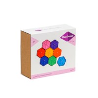 Magnetische bouwblokken zeshoekig | MagGenius | Set à 8 stuks