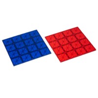 Basisplaten voor magnetische bouwblokken | MagGenius | 30 x 30 cm | Set à 2 stuks