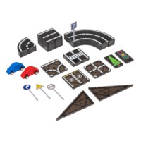 Wegdelen voor magnetische bouwblokken | MagGenius | 30-delig