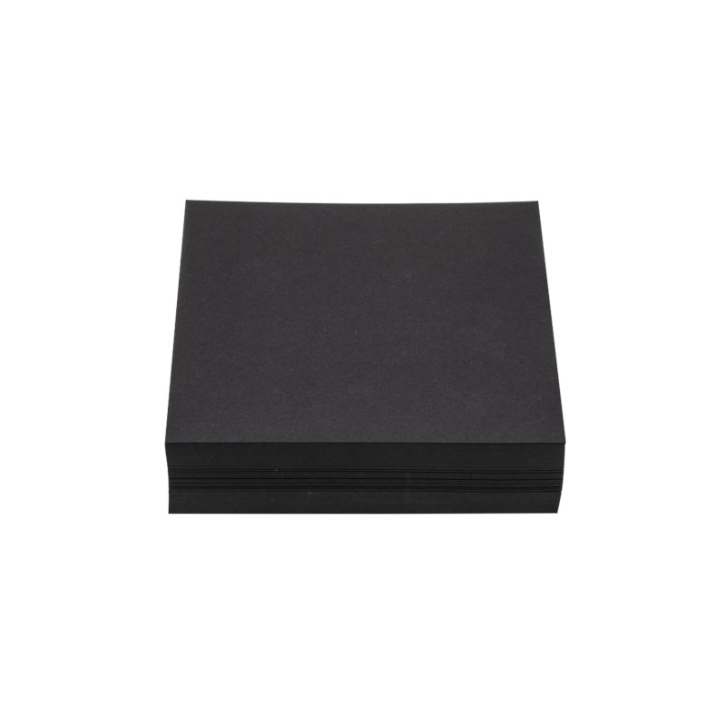 Vouwbladen vierkant | Heutink | Zwart | 16 x 16 cm | 250 vel | 120 grams