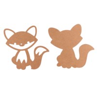 Vos ornament | MDF |  21 x 19.6 cm