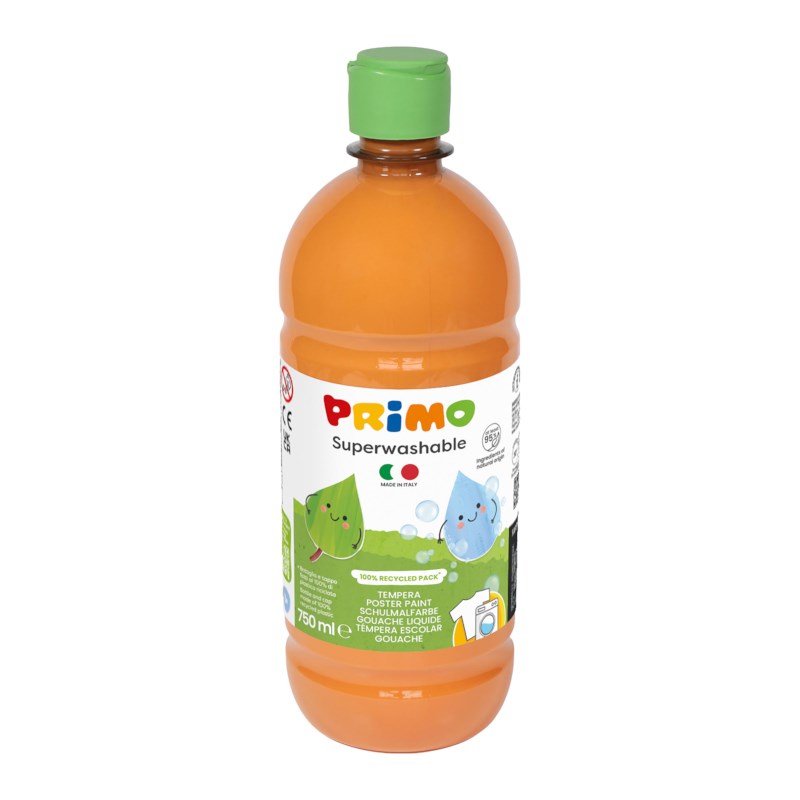 Plakkaatverf | Primo | Superwashable | Oranje | 750 ml