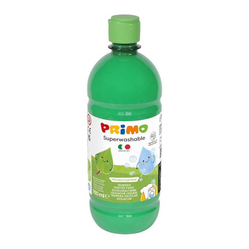 Plakkaatverf | Primo | Superwashable | Donkergroen | 750 ml