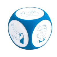 Dobbelsteen lichaam  XL - blauw | 100 mm