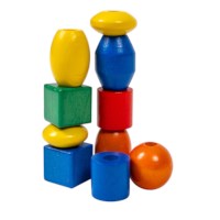 Reuze kralen rijgen | Educo | Speelset | RIJGWERK.