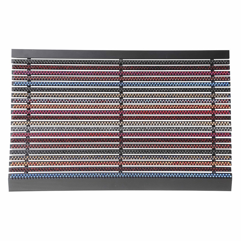 Borstelmat | Moderna | Antraciet | 60 x 90 cm