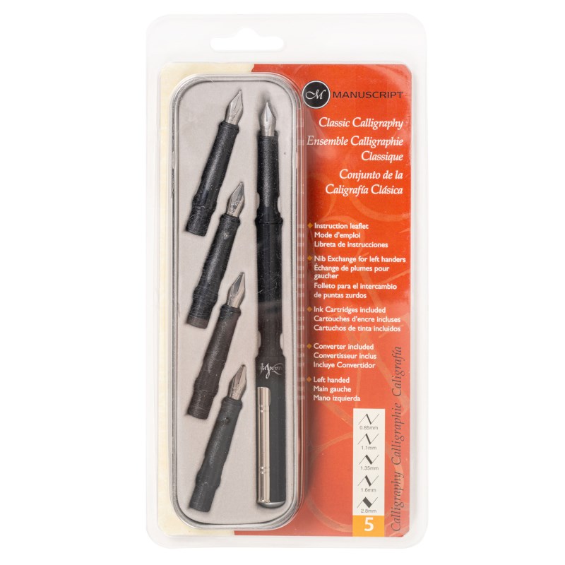 Kalligrafie vulpenset | Linkshandig