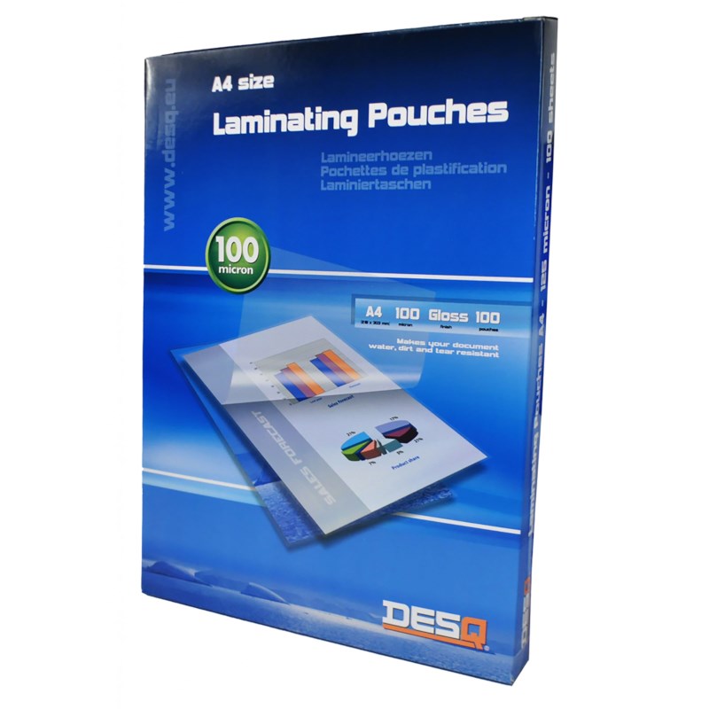 Lamineerhoezen | 100 micron | A4 | 100 stuks